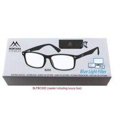 Gafas Protección Filtro Luz Azul de lectura, ordenador MONTANA BLF83 NEGRO