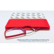 Gafas de Lectura RiTU con Funda Adhesiva de Silicona Roja